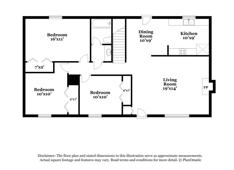 2,055/Mo, 4829 Catskill Dr Old Hickory, TN 37138 Floorplan View 2