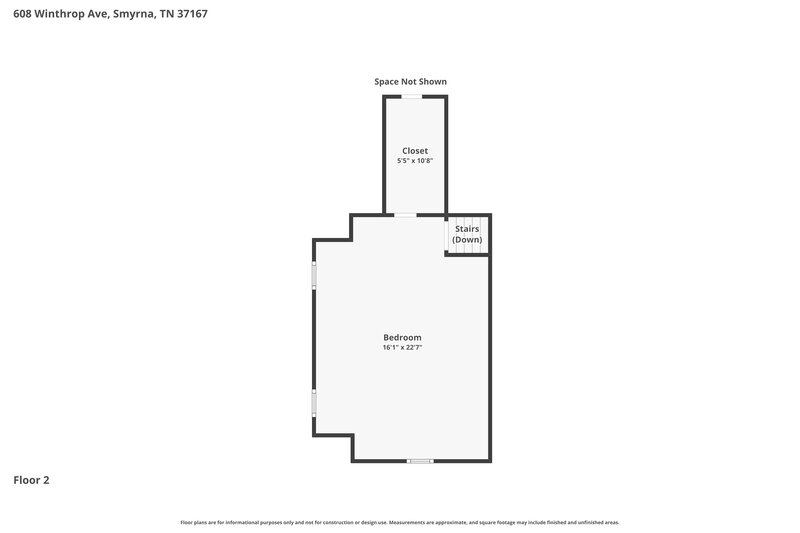 2,285/Mo, 608 Winthrop Ave Smyrna, TN 37167 Floor Plan View 2