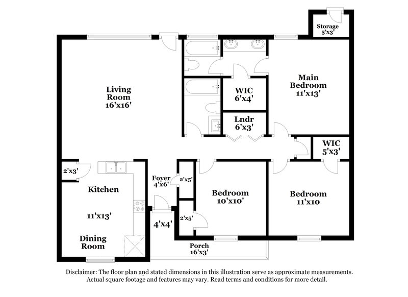 1,870/Mo, 505 Chinquapin Pl Smyrna, TN 37167 Floor Plan View