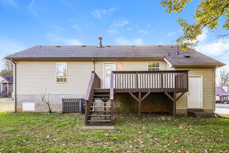 1,855/Mo, 1417 Quail Run Nashville, TN 37214 Rear View