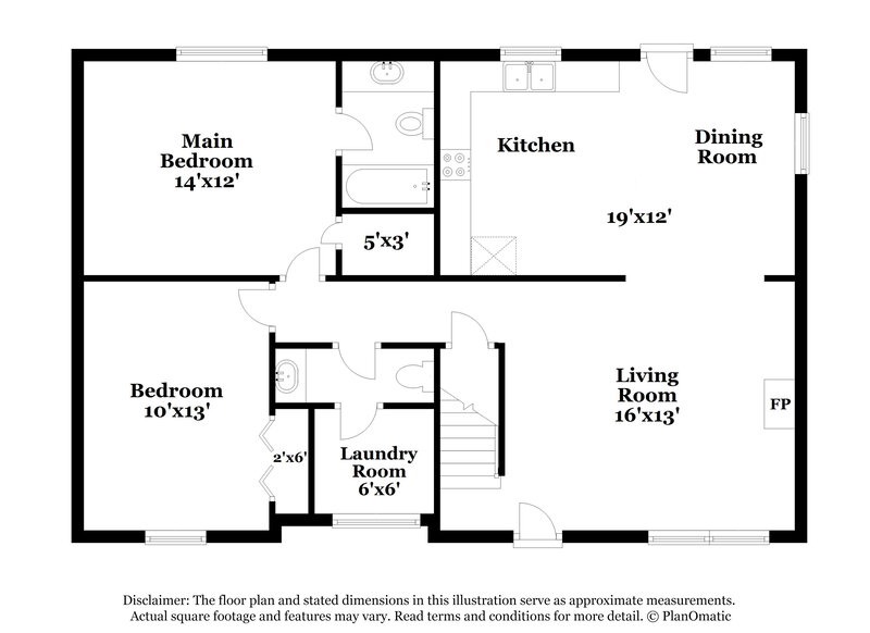 3,120/Mo, 1904 Treeview Dr Antioch, TN 37013 Floor Plan View