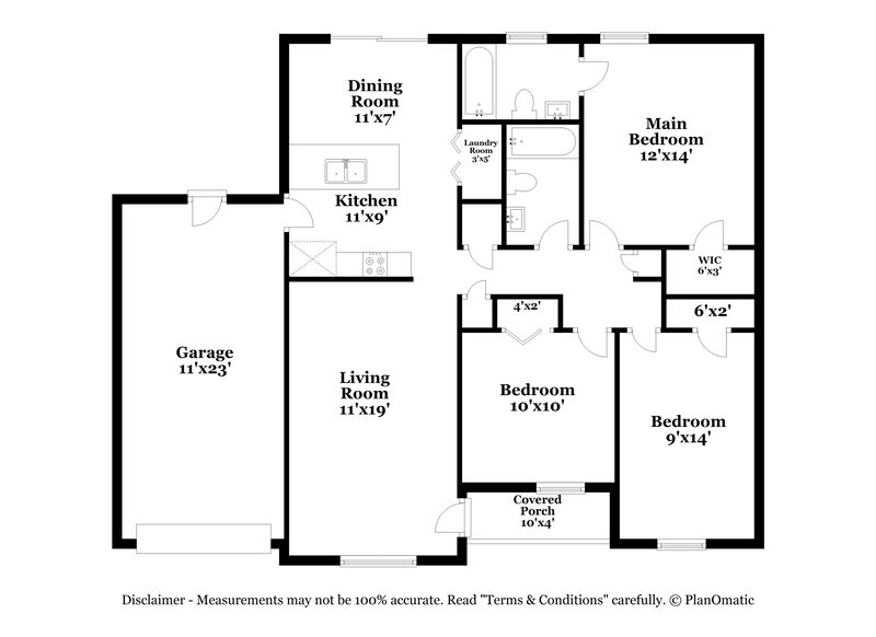 1,930/Mo, 611 Glen Valley Trl Smyrna, TN 37167 Floor Plan View
