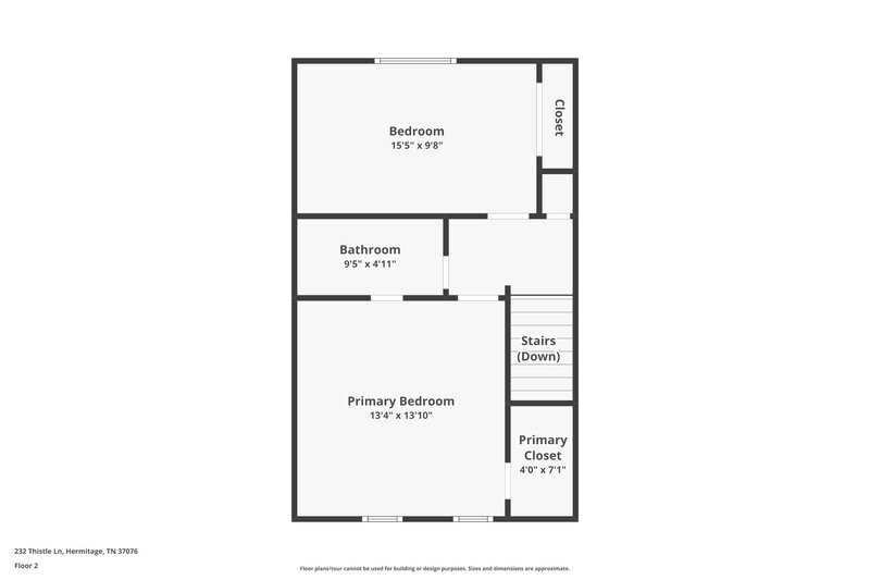 2,200/Mo, 232 Thistle Ln HERMITAGE, TN 37076 Floor Plan View 2