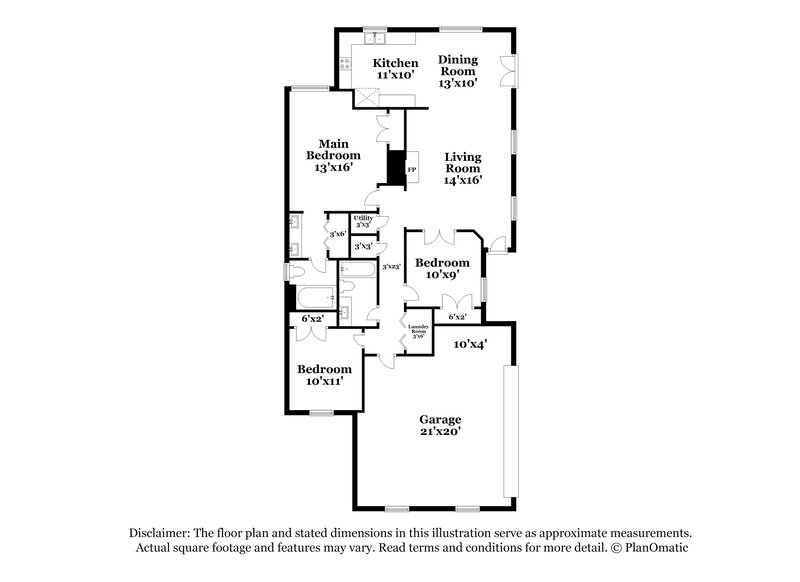 2,295/Mo, 2730 River Bend Dr Nashville, TN 37214 Floor Plan View