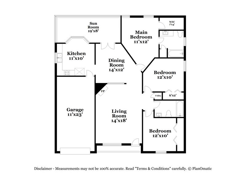 1,960/Mo, 1060 Cedar Creek Village Rd Mount Juliet, TN 37122 Floor Plan View