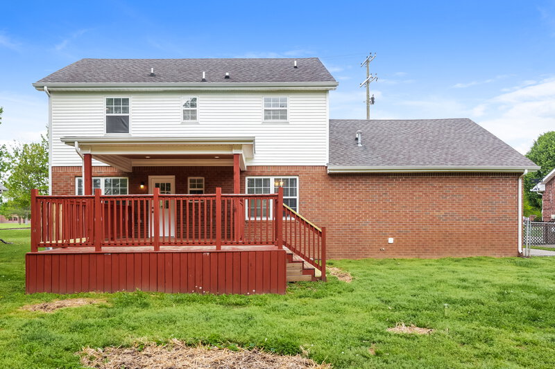 3,290/Mo, 1327 Cason Ln Murfreesboro, TN 37128 Rear View