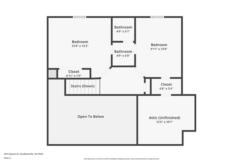 2,095/Mo, 2015 Skyline Dr Goodlettsville, TN 37072 Floor Plan View 3