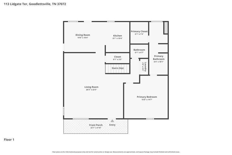 2,470/Mo, 113 Lidgate Ter Goodlettsville, TN 37072 Floor Plan View