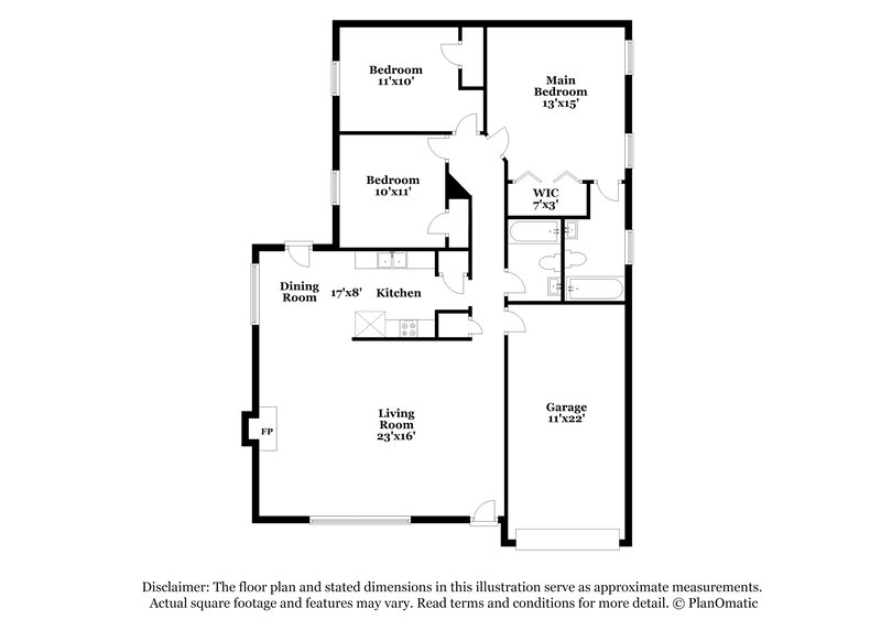 1,610/Mo, 426 Cedar Park Cir La Vergne, TN 37086 Floor Plan View