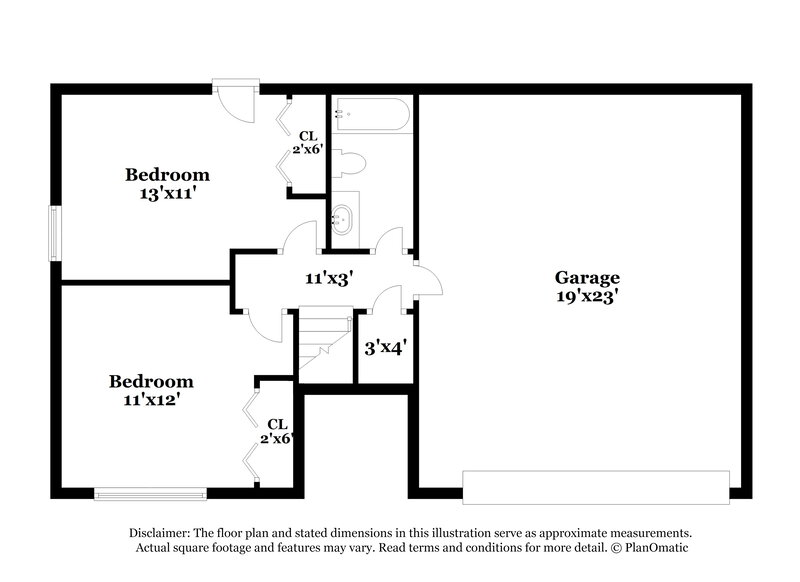 1,860/Mo, 608 Whirlaway Dr Antioch, TN 37013 Floor Plan View
