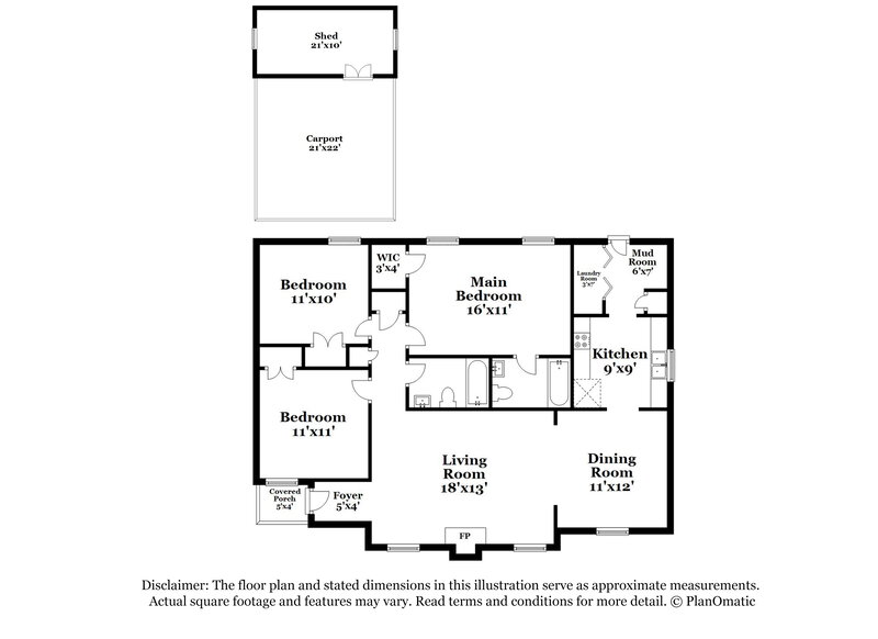 2,190/Mo, 1228 Jacksons Hill Rd Hermitage, TN 37076 Floorplan View