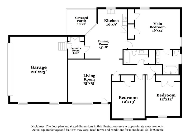 2,220/Mo, 3415 Westbrook Dr Murfreesboro, TN 37130 Floorplan View