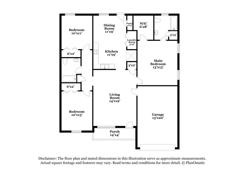 2,045/Mo, 3025 Ace Wintermeyer Dr La Vergne, TN 37086 Floorplan View