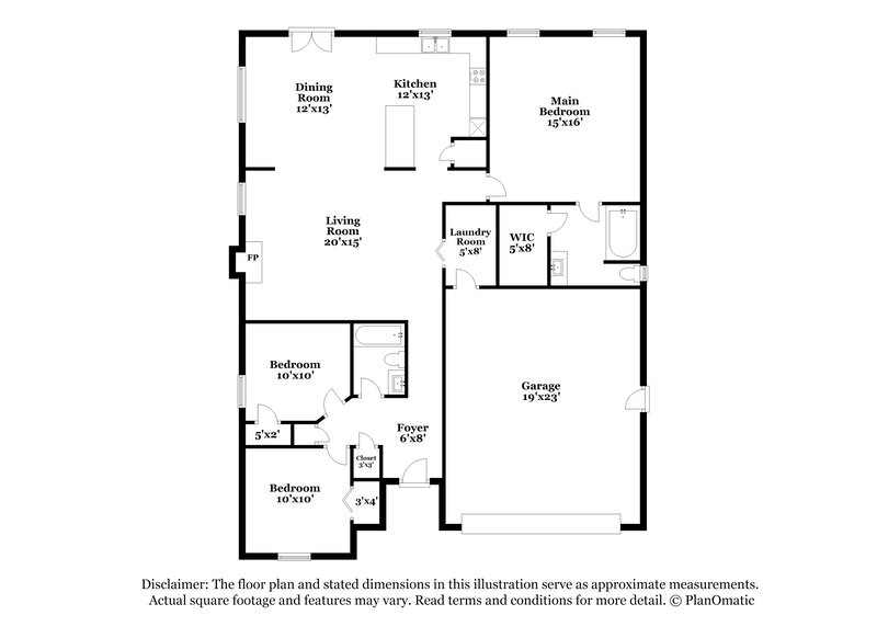 1,940/Mo, 620 Cadogan Ct Antioch, TN 37013 Floorplan View