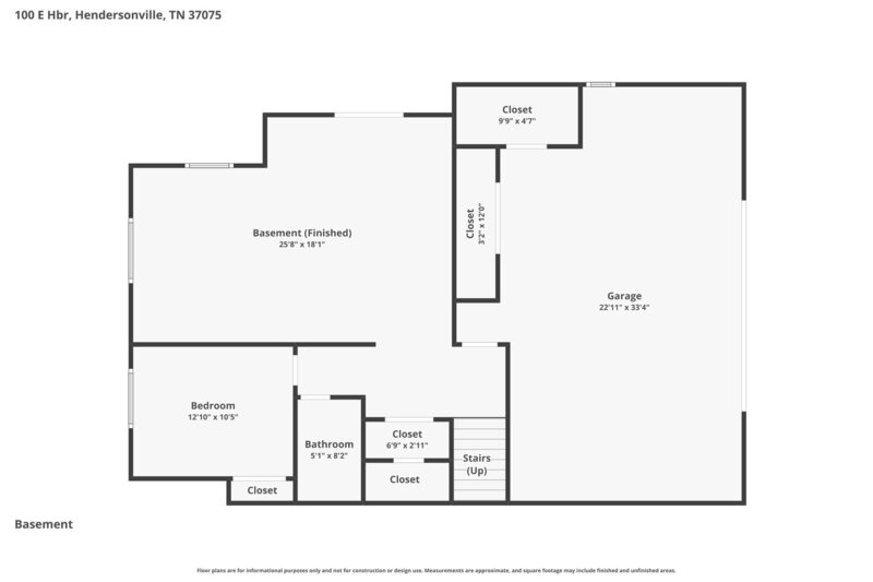 3,250/Mo, 100 E Harbor Hendersonville, TN 37075 Floorplan View