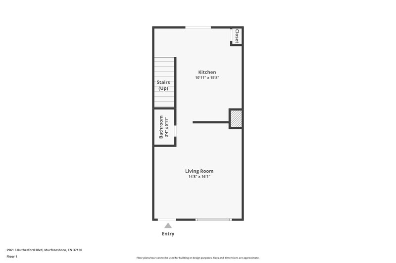 1,335/Mo, 2961 S Rutherford Blvd Apt B7 Murfreesboro, TN 37130 Floor Plan View
