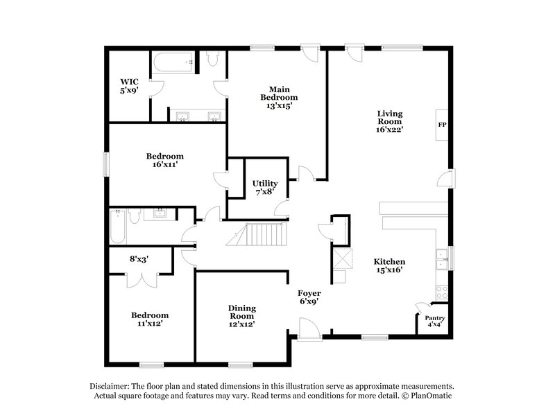 3,640/Mo, 505 Hopewood Ct Franklin, TN 37064 Floor Plan View
