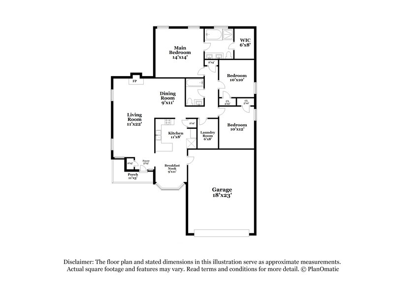 2,500/Mo, 3068 Chateau Valley Dr Nashville, TN 37207 Floor Plan View