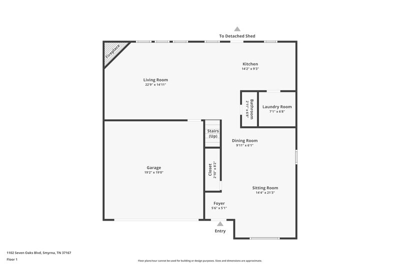 3,740/Mo, 1102 Seven Oaks Blvd Smyrna, TN 37167 Floor Plan View