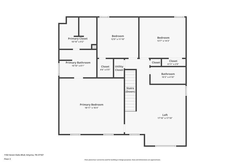 3,740/Mo, 1102 Seven Oaks Blvd Smyrna, TN 37167 Floor Plan View 2