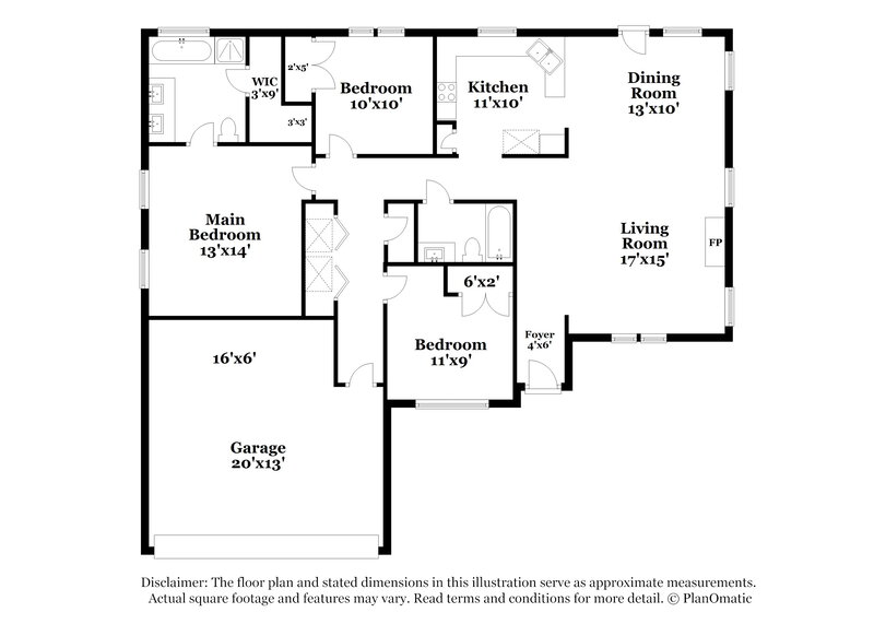 1,825/Mo, 217 Fitzpatrick Pl Nashville, TN 37214 Floor Plan View