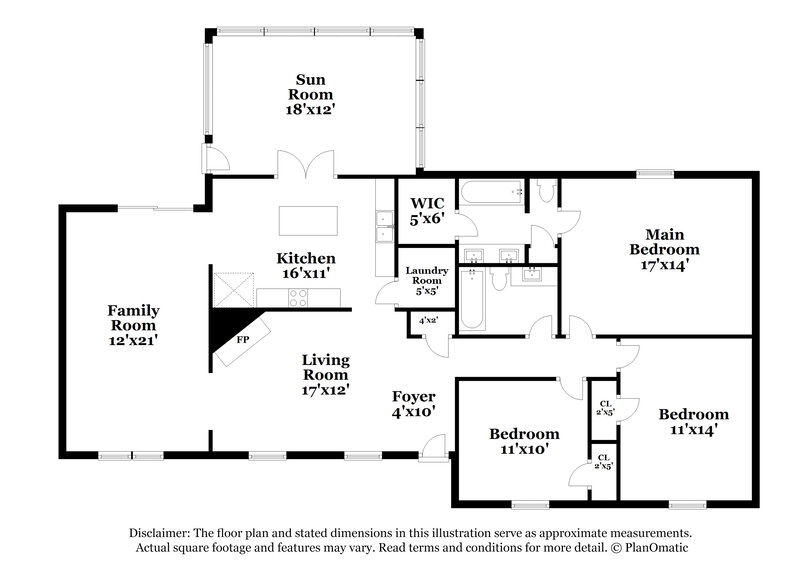 2,200/Mo, 2015 Watts Dr Greenbrier, TN 37073 Floor Plan View