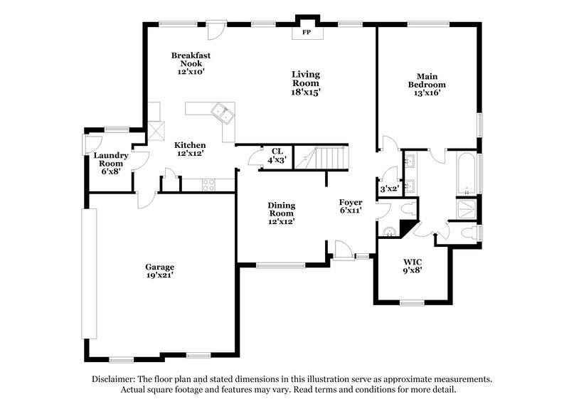 2,630/Mo, 1001 Tulip Blossom Dr Hermitage, TN 37076 Floor Plan View