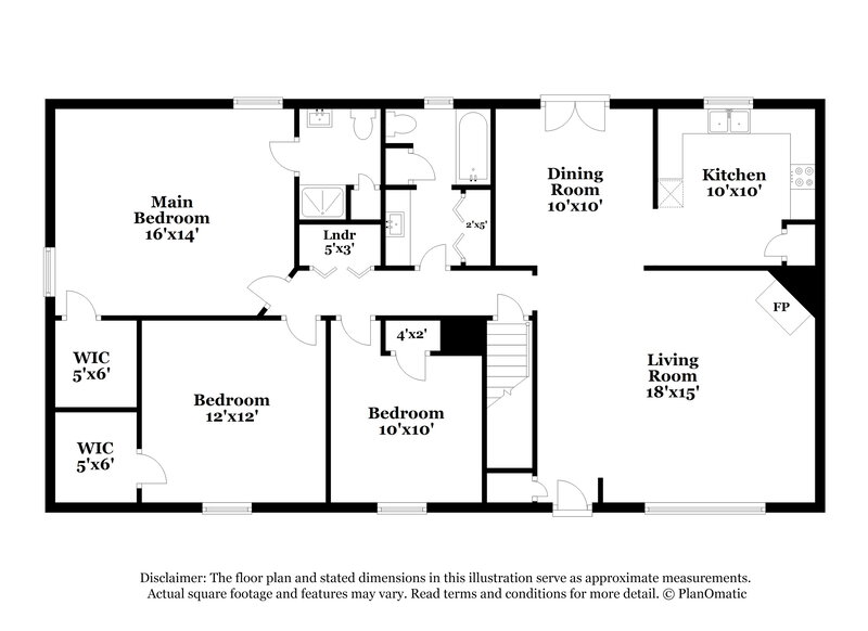 2,400/Mo, 5173 Roxborough Dr Hermitage, TN 37076 Floor Plan View