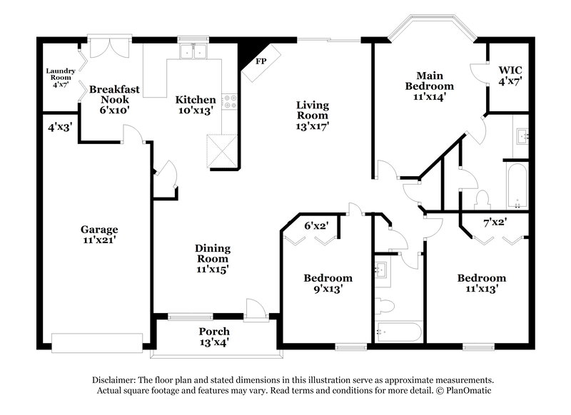 2,760/Mo, 114 Cloverfield Ct Hendersonville, TN 37075 Floor Plan View