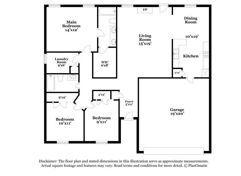 2,325/Mo, 1195 Saint Andrews Dr Murfreesboro, TN 37128 Floorplan View
