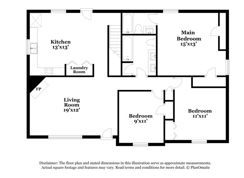 2,290/Mo, 5729 Collinwood Ct Antioch, TN 37013 Floor Plan View 2