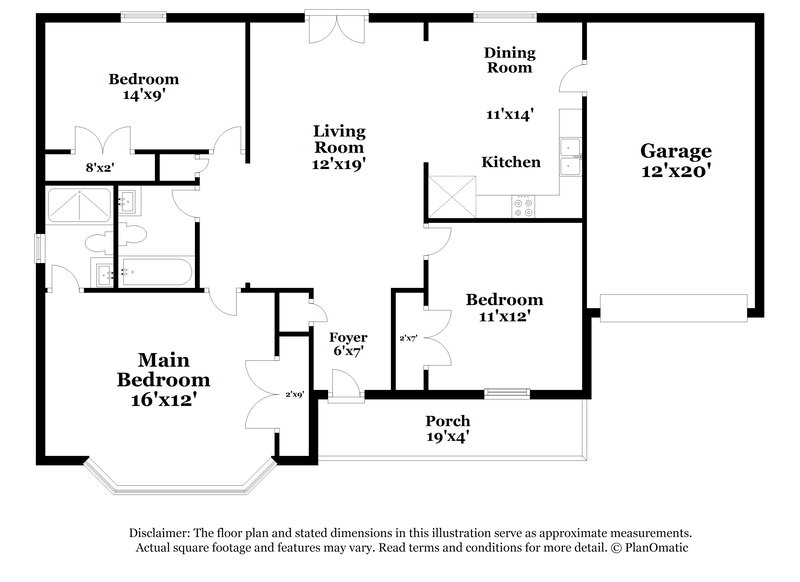 2,130/Mo, 410 Lawson Rd Smyrna, TN 37167 Floor Plan View