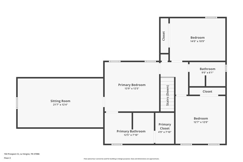 2,245/Mo, 102 Prospect Ct La Vergne, TN 37086 Floor Plan View 2