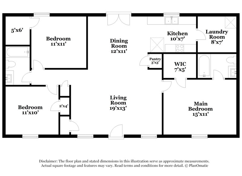 2,040/Mo, 159 Lizzie Rd Ashland City, TN 37015 Floor Plan View