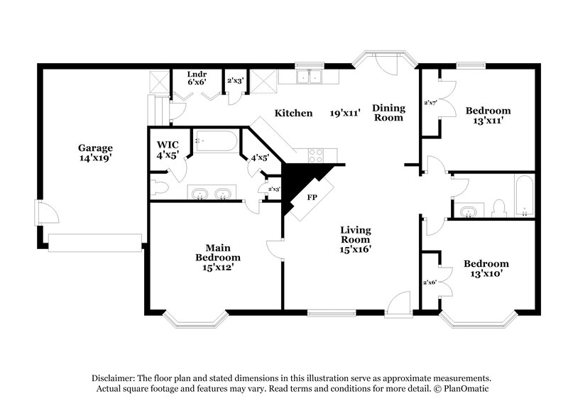 2,015/Mo, 925 Pebble Beach Cir Mount Juliet, TN 37122 Floor Plan View