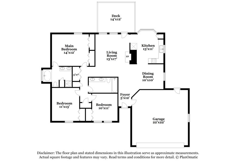 1,905/Mo, 6009 Legend Dr Antioch, TN 37013 Floor Plan View