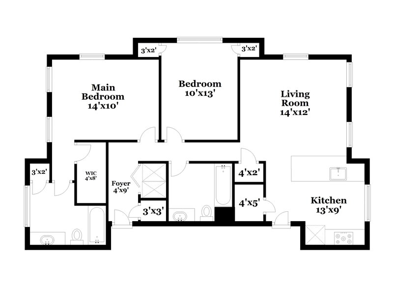 0/Mo, 620 38Th Street #604 Union City, NJ 07087 Floor Plan View