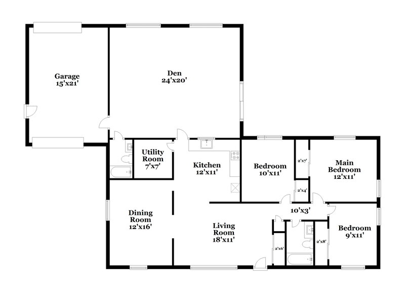 0/Mo, 250 Donna Dr Egg Harbor City, NJ 08215 Floor Plan View