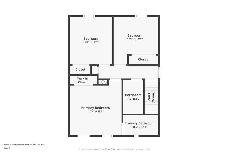 2,695/Mo, 305 WEST WASHINGTON AVENUE Pleasantville, NJ 08232 Floor Plan View 3