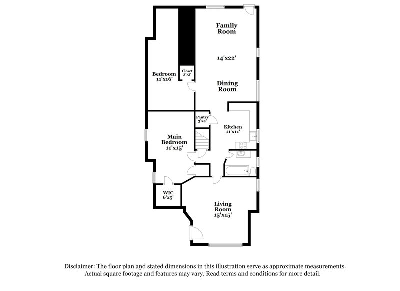 0/Mo, 169 Plauderville Ave Unit A Garfield, NJ 07026 Floor Plan View