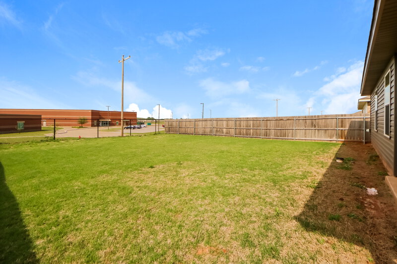 1,715/Mo, 10513 SW 37th Street Mustang, OK 73064 Rear View