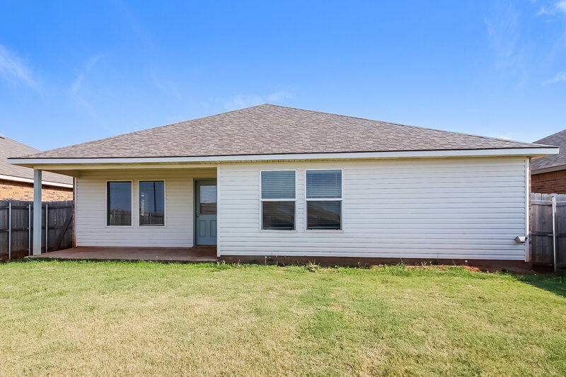 1,845/Mo, 10509 SW 37th Street Mustang, OK 73064 Rear View
