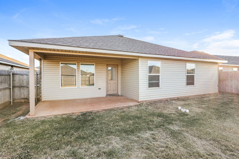 1,715/Mo, 10421 SW 38th Street Mustang, OK 73064 Rear View