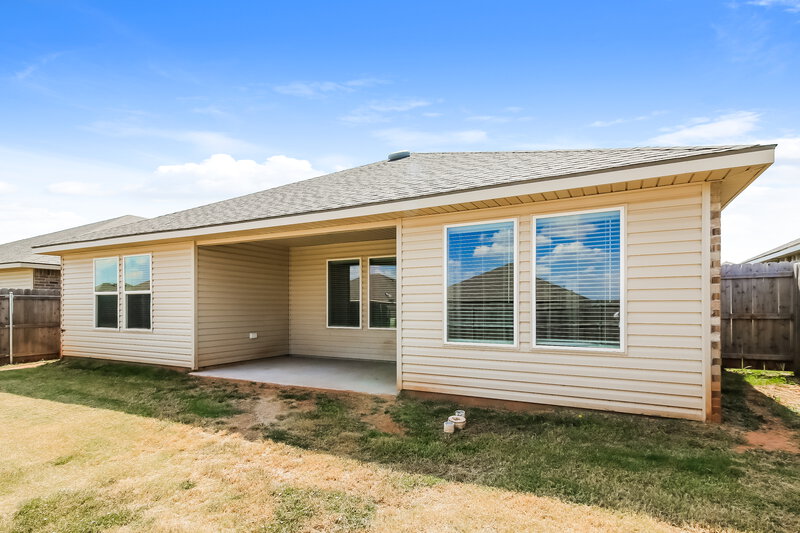 1,835/Mo, 10505 SW 38th Street Mustang, OK 73064 Rear View