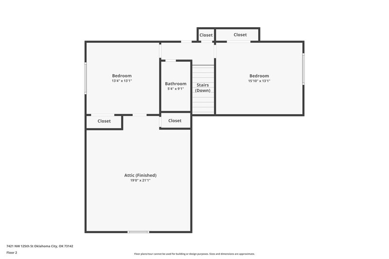 1,535/Mo, 7421 NW 125th St Oklahoma City, OK 73142 Floor Plan View 2