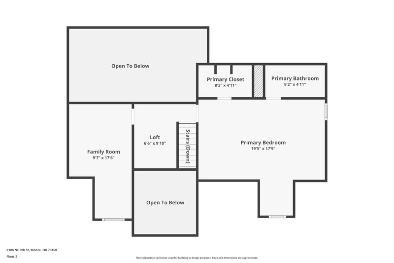 1,585/Mo, 2108 NE 9th St Moore, OK 73160 Floor Plan View 2