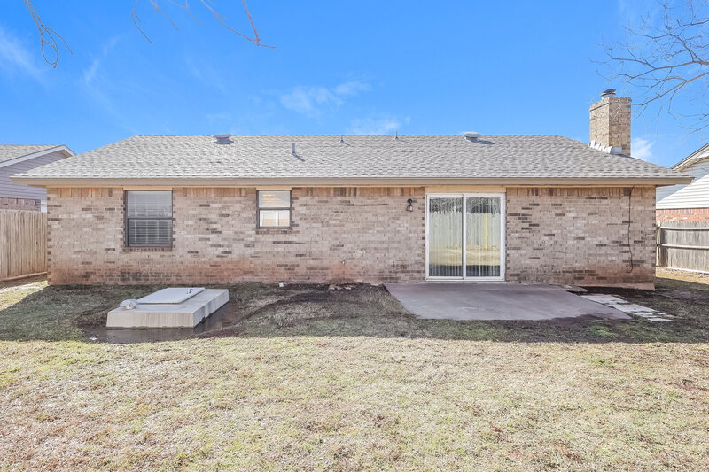 1,625/Mo, 1205 Northridge Rd Moore, OK 73160 Rear View