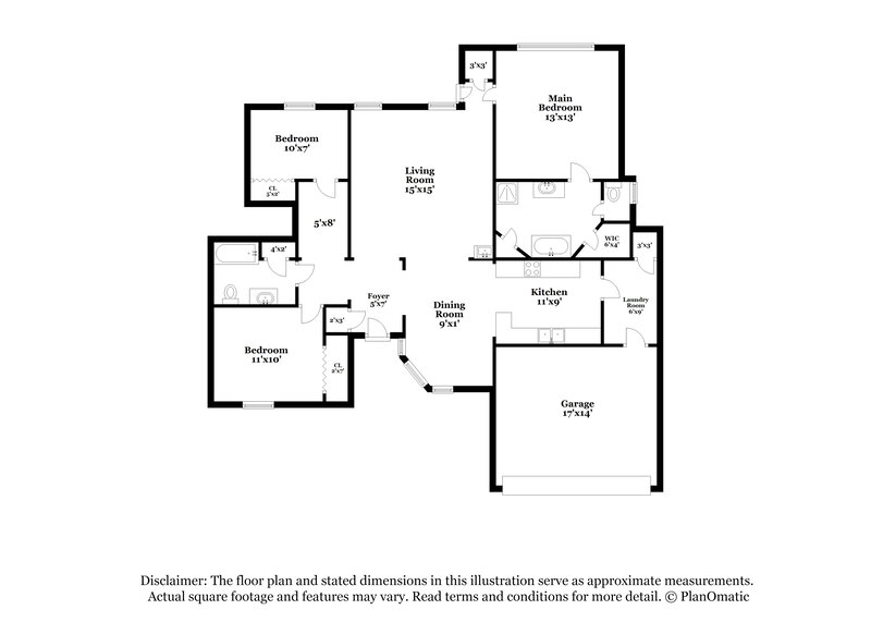 1,785/Mo, 12913 S Drexel Ave Oklahoma City, OK 73170 Floor Plan View