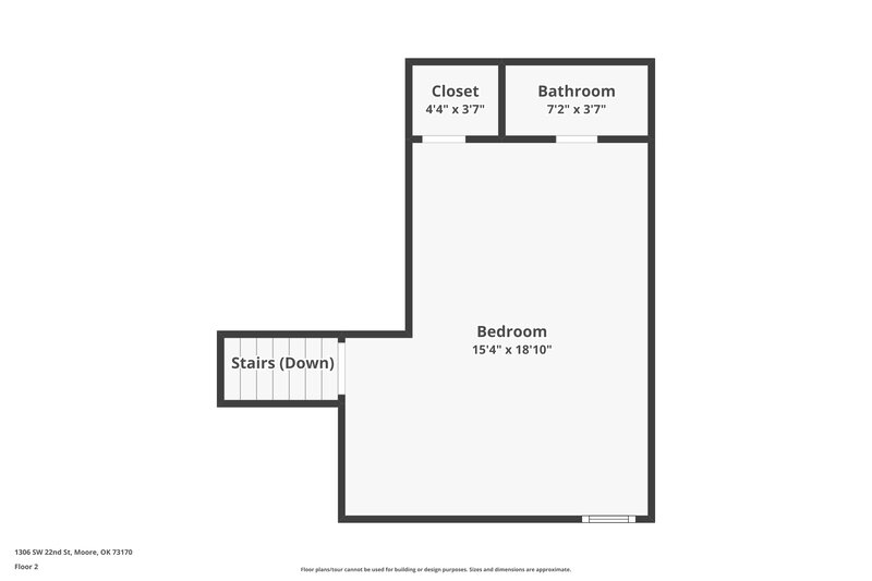 1,660/Mo, 1306 SW 22nd St Oklahoma City, OK 73170 Floor Plan View 2