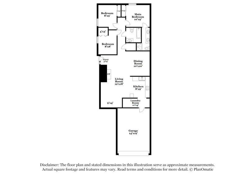 1,345/Mo, 2006 Twisted Oak Circle Norman, OK 73071 Floorplan View